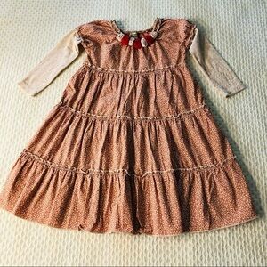 SOPHIE CATALOU ATELIER-GIRLS TIERED DRESS SZ 7-8